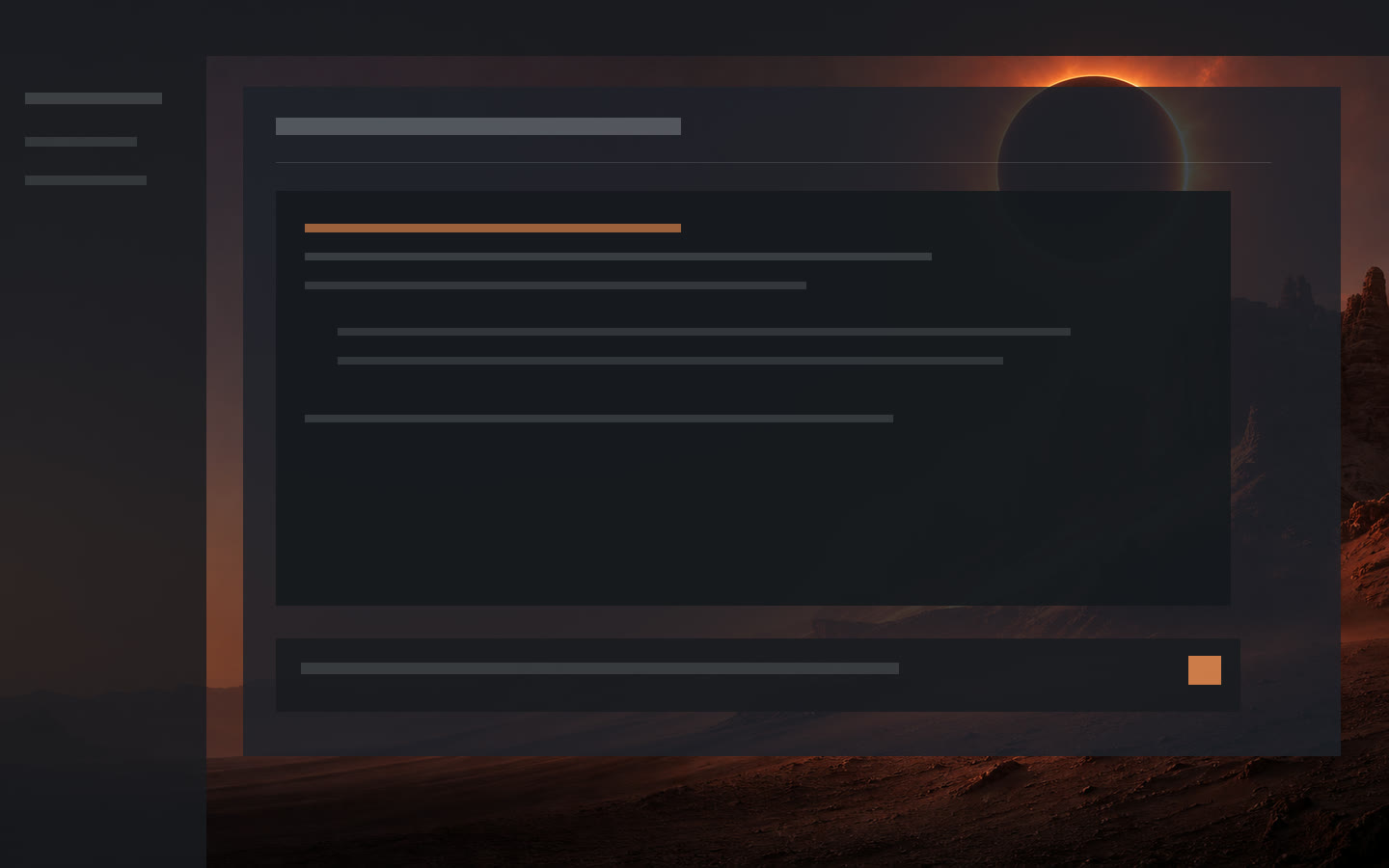 Desert Eclipse active task preview
