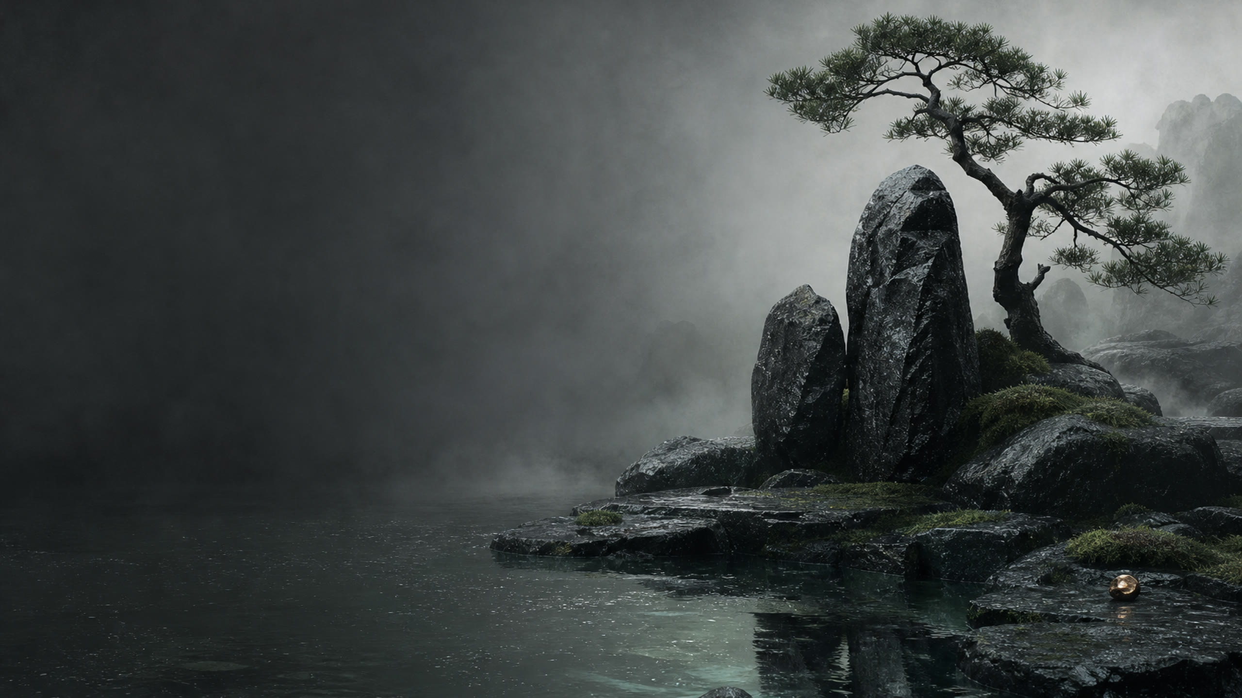 Inkstone Garden responsive background artwork