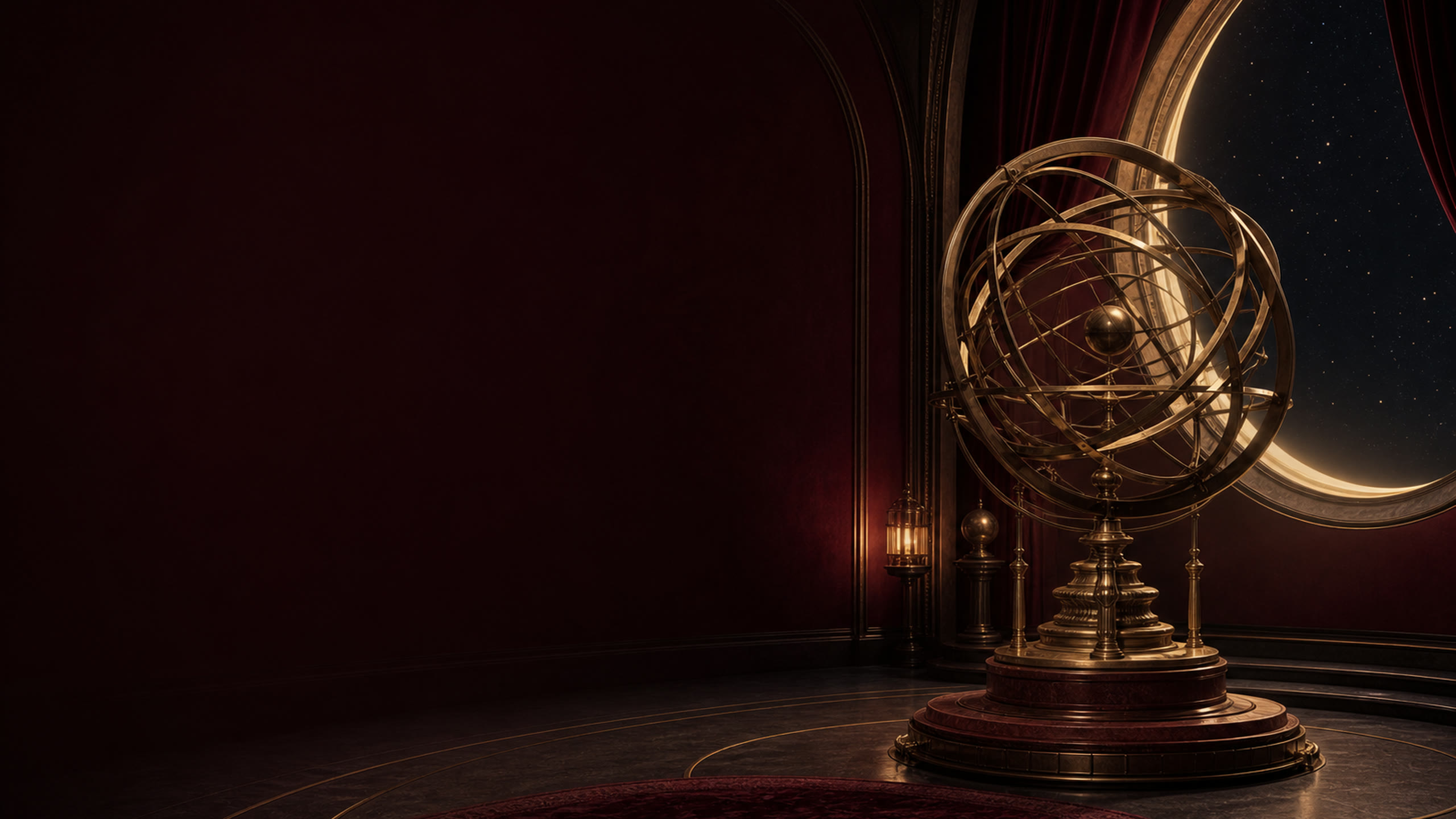 Velvet Observatory responsive background artwork